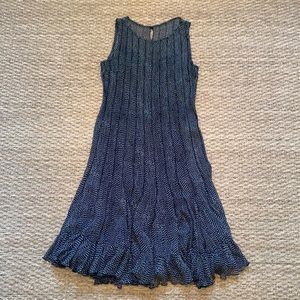 Polka Dotted Silk Dress